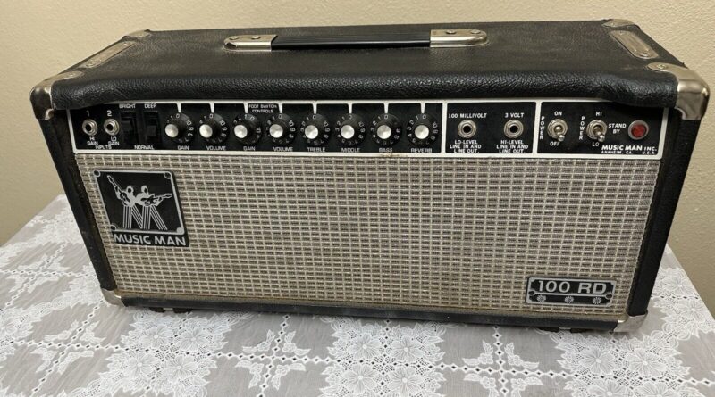 Vintage 1980 Music Man 100-RD Amplifier 100 Watt Guitar Amo Head