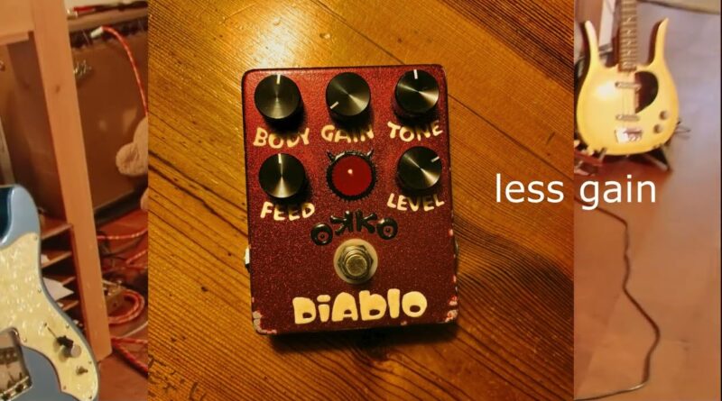 Vintage Okko "Diablo" - first Generation - the best Overdrive-Pedal in the world ! :-)