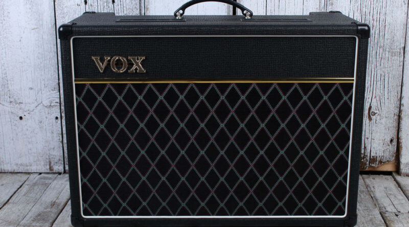 Vox AC15C1VB Electric Guitar Amplifier 15 Watt 1x12 Tube Combo Amp Vintage Black