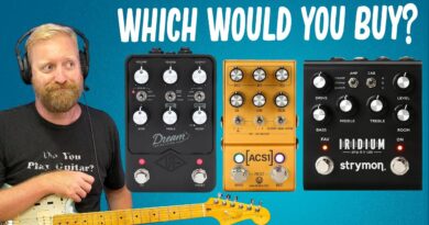 Which amp/cab sim pedal would you choose? – Dream vs. Iridium vs. ACS1 – Clean/pedals/gain/reverb