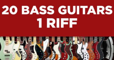 20 Bass Guitars, 1 Riff