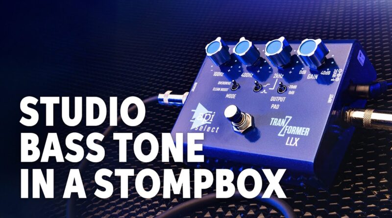 API TranZformer LLX Bass EQ/Boost Pedal with Overdrive Demo