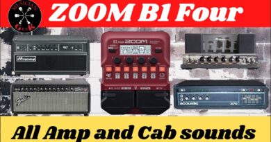 Amplify Your Bass with ZOOM B1 Four: Explore All Amp and Cab Sounds