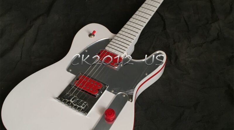 Artist Signature Ghost John 5 TL Electric Guitar Solid Arctic White Killswitch