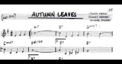 Autumn Leaves- Part 1: Complete Jazz Guitar Lesson-Chords, Melody, Soloing, Chord Solos- PDFs TABS