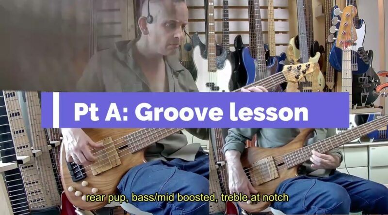 BASS LESSON: "Eyes On The Prize" Fngerstyle Funk Groove: Intermediate #bassplayer #basslesson #bass