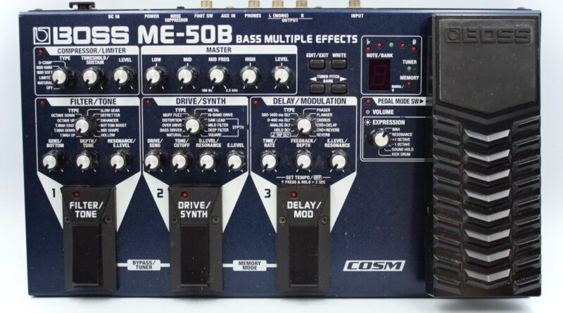 BOSS ME-50B Bass Multiple Effects Guitar Effect Pedal BW86030