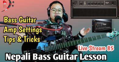 Bass Guitar Amp Setting Tips | Nepali Bass Guitar Lesson Live Stream 85