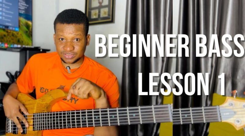 Beginner Bass Lesson 1 | Must Know Steps