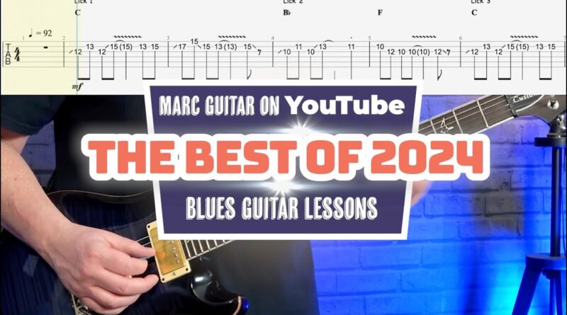 Best guitar solo lessons of 2024 - 12 mins of just guitar solos for blues and rock