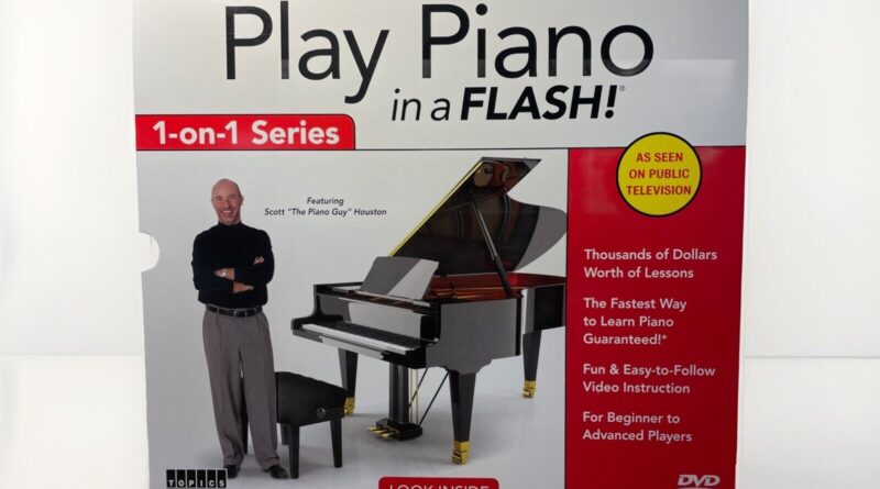 Bulk Lot of 10!  Play Piano In A Flash! 1 On 1 Series 11 DVDs Scott Houston Guy