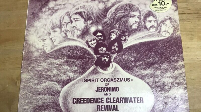 CREEDENCE CLEARWATER REVIVAL JERONIMO Spirit Orgaszmus PINK VINYL Poster