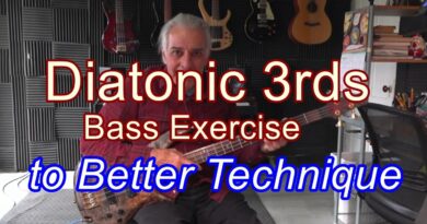 Diatonic 3rds Exercise for Better Bass Technique