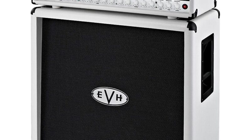 EVH 5150 III 100W Guitar Tube Head Ivory with 5150 III 412 Guitar Cab Ivory