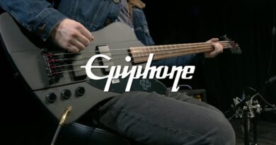 Epiphone Goth Thunderbird IV Bass, Black | Gearr4music demo