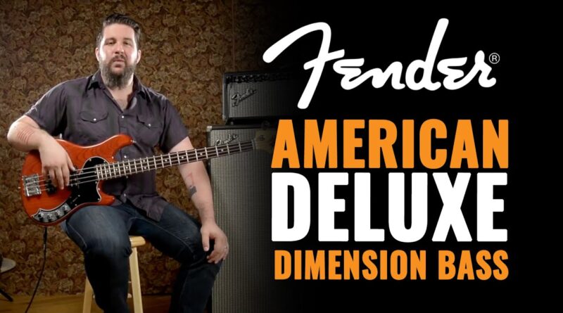 Fender American Deluxe Dimension Bass | CME Gear Demo | Marc Najjar