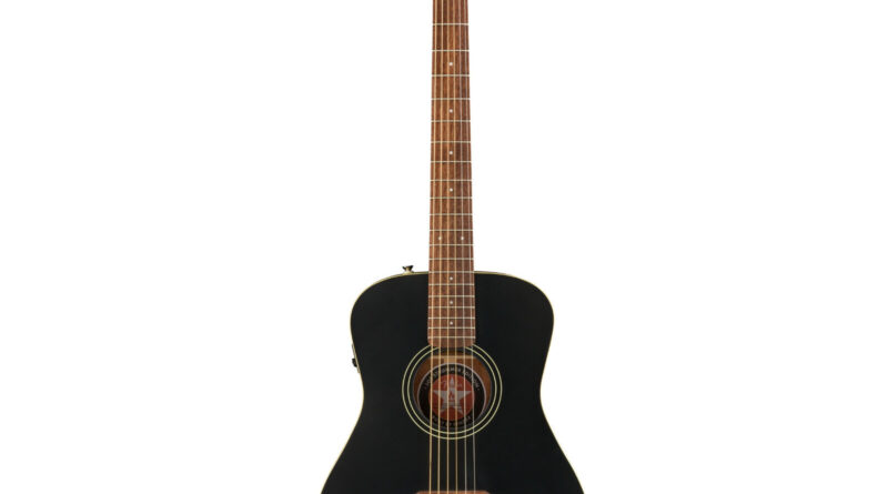 Fender Joe Strummer Campfire Acoustic Guitar 6 String  Right Hand Matte Black