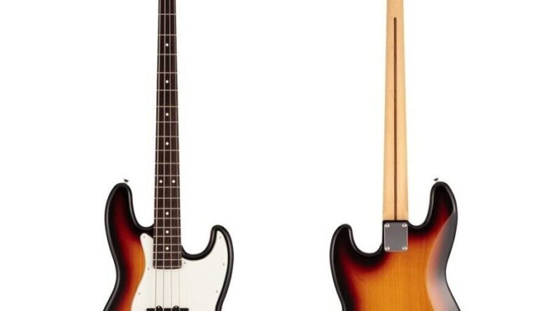 Fender Made in Japan Hybrid II Series Jazz Bass 3-Color Sunburst Bass Guitar