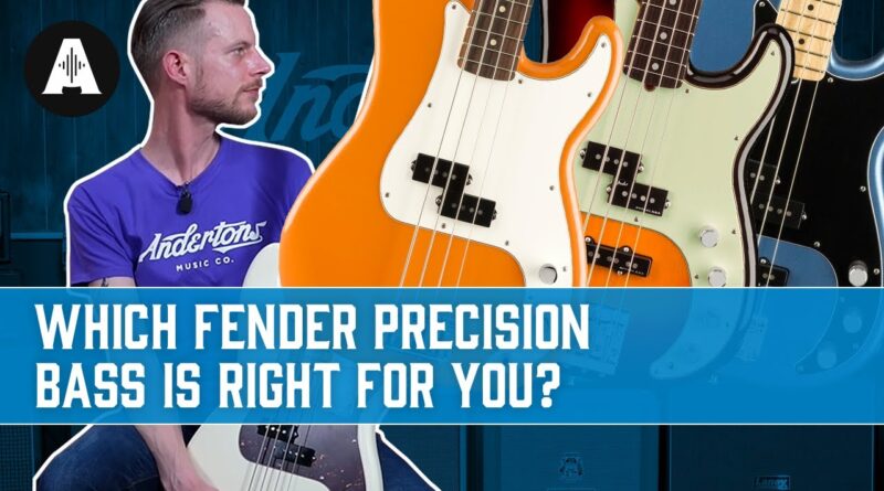 Fender Precision Bass: Player vs Performer vs Professional vs Ultra - What are the Differences?