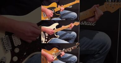 Fender Tele vs Strat vs Gibson Les Paul - Best blues guitar sound????? #shorts #music #youtubeshorts