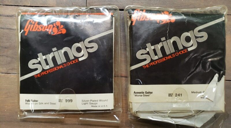 GIBSON VINTAGE Electric/acoustic And Folk Guitar Strings