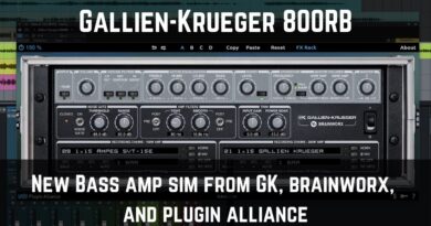 Gallien-Krueger 800RB | New Bass Amp Emulation from Gallien-Krueger, brainworx, and Plugin Alliance