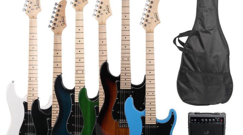 Glarry 6 Colors  39" Full Size GST Electric Guitar Kit  with 20W Amp Beginner