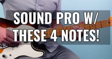 How To Play A Blues Guitar Solo And Sound Pro (With Just 4 Notes!)