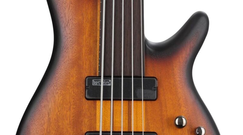 Ibanez Bass Workshop SRF705 Fretless Bass Guitar - Brown Burst Flat