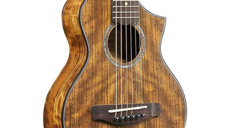 Ibanez EWP14OPN Exotic Wood Piccolo Acoustic Guitar Natural