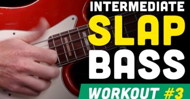 ????Intermediate Slap Bass Workout #3: Funk/Rock Grooves Inspired by Flea! ????