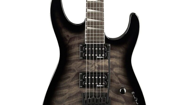 Jackson JS Series Dinky JS20 DKQ 2PT Electric Guitar Transparent Black