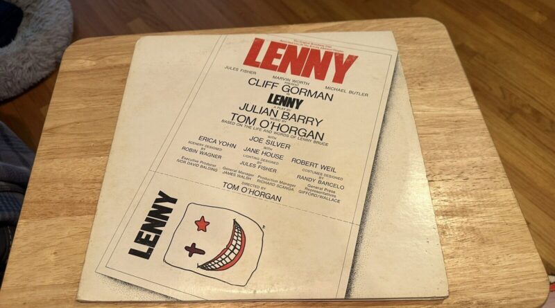 LENNY ORIGINAL BROADWAY CAST RECORDED LIVE - BLUE THUMB 2X LP W. INSERTS