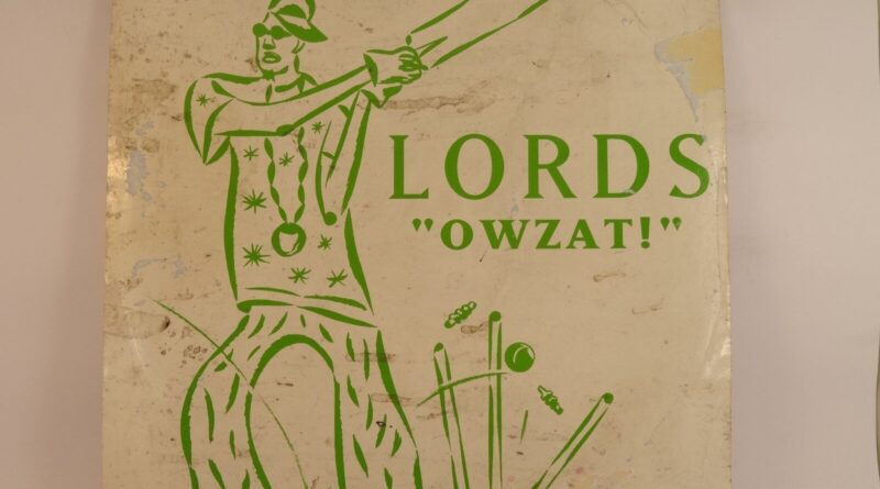 LORDS (WATER DAMAGED) OWZAT (239) 3 Track 12" Single Picture Sleeve MERCURY