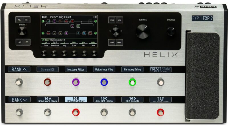 Line 6 Helix Guitar Multi-effects Floor Processor - Platinum Edition