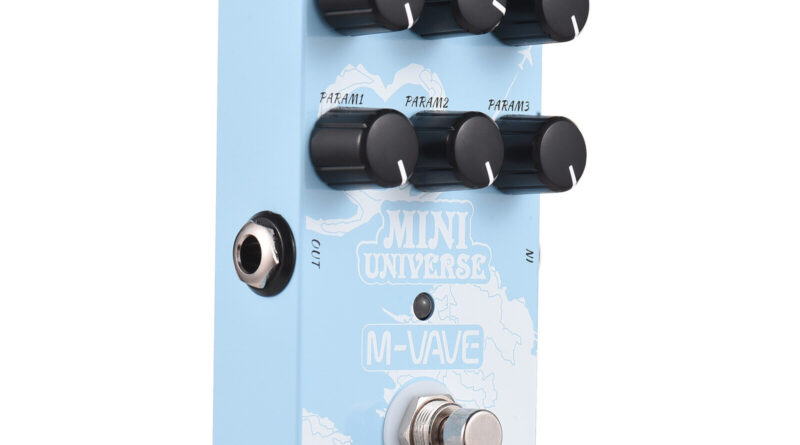 M-VAVE Mini Universe Guitar Digital Reverb Effect Pedal 9 Reverb Effects T2J4