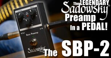 MAKE ANY PASSIVE BASS ACTIVE!!! With the Legendary SADOWSKY PREAMP Pedal SBP-2!