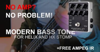 MODERN & VERSATILE Bass Tone Without an Amp?! | Line6 Helix and HX Stomp | +FREE IMPULSE RESONSE