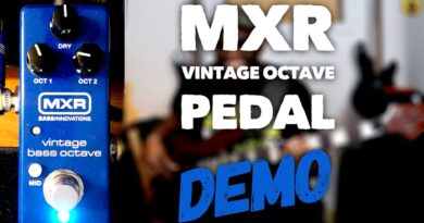 MXR Mini Vintage Octave Bass Pedal Demo ~ Daric's Bass Lessons