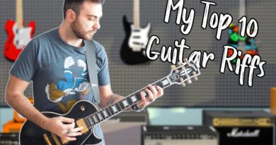 MY Top 10 Favorite Guitar Riffs Ever