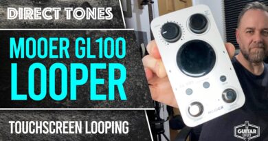 Mooer GL100 looper. Comprehensive looping with touchscreen control.