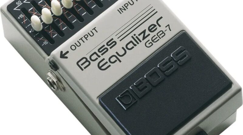 New Boss GEB-7 Bass Equalizer 7-band EQ Guitar Effects Pedal