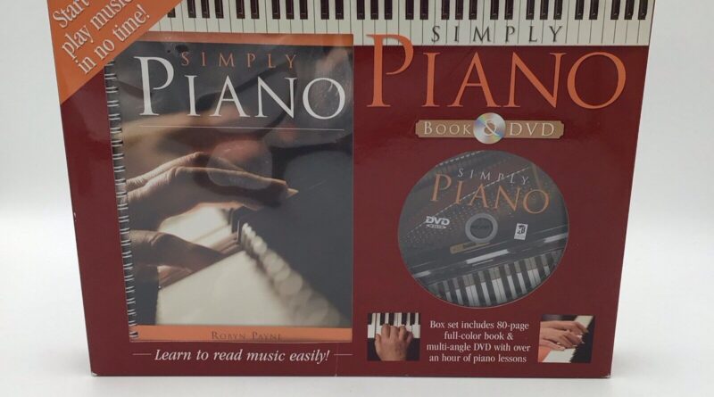 New Piano Lessons DVD and Book Simply Piano Boxed Set