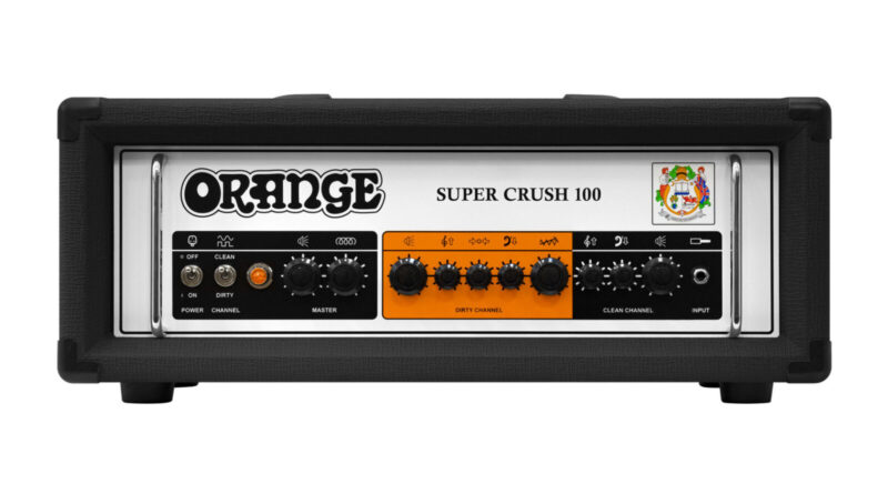 Orange Amps Super Crush 100W Guitar Amplifier Head Black