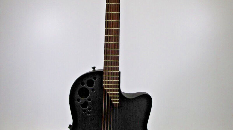 Ovation Elite T 1778 TX Acoustic Electric Guitar Black