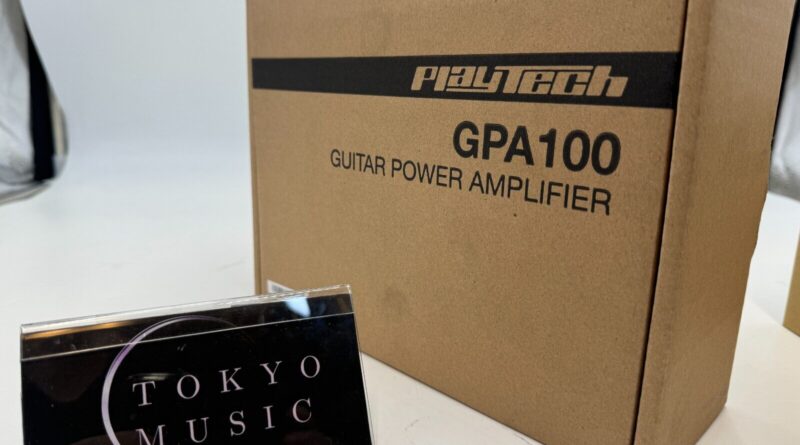 PLAYTECH GPA-100 Guitar Pedal Power Amplifier Compact Portable Power Effects JP