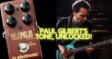 Paul Gilbert's Favorite Overdrive: TC Electronic MojoMojo Pedal Demo