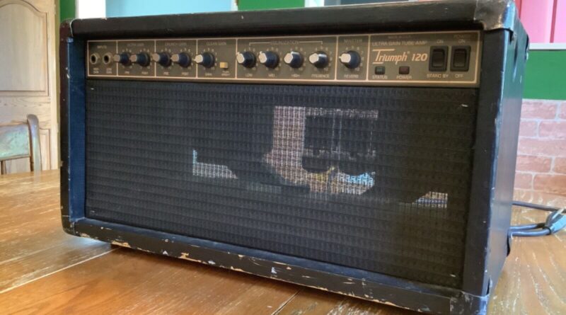 Peavey Triumph 120 watt tube head guitar amplifier