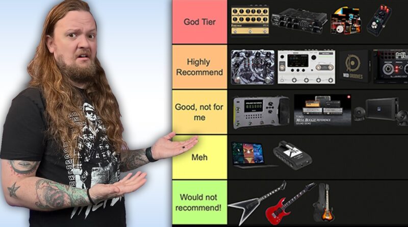 Ranking The BEST and WORST Guitar Gear 2024