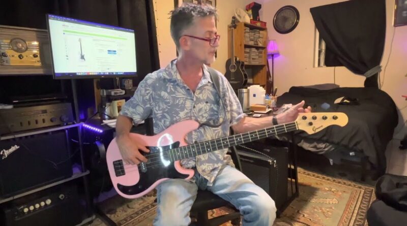 Review: eBay "Groove" P Bass, So Much fun in Shell Pink for $165